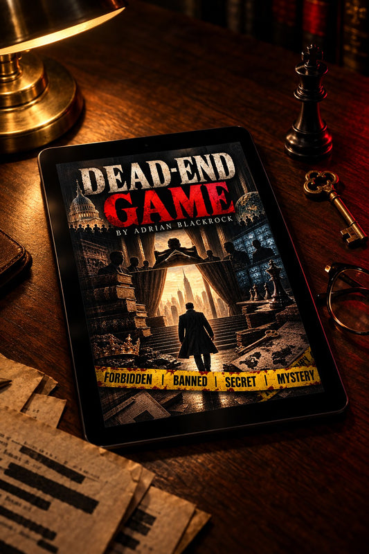 Dead-End Game by Adrian Blackrock PDF eBook on a tablet